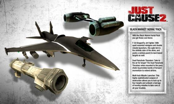 Just Cause 2: Black Market Aerial Pack DLC Steam - Click Image to Close